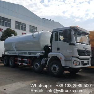 8X4 Shacman 20000liters Vacuum Sewage Suction Truck Fuel Truck Sewage