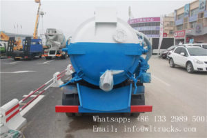 Foton Liter Sewage Suction Trucks Fuel Truck Sewage Suction