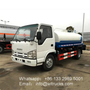 Japan Brand Isuzu Cubic Meters Water Tank Truck Fuel Truck Sewage