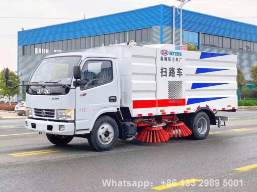 Dongfeng 5m3 road sweeper truck