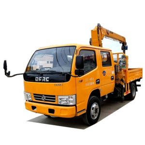 Dongfeng Double row 3 ton dump truck with crane - fuel truck,sewage ...