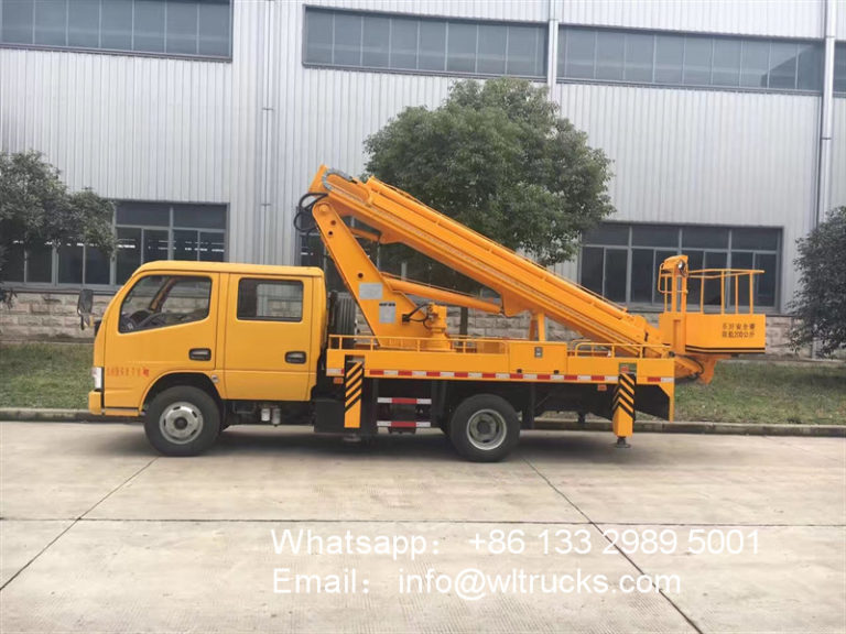 Dongfeng 14m to 16m telescopic arm aerial platform truck - fuel truck ...