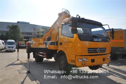 DFAC 18 meter to 20 meter telescopic boom aerial platform truck