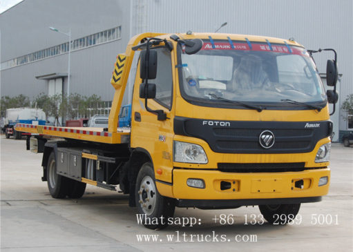 Foton Aumark series flat wrecker tow truck price