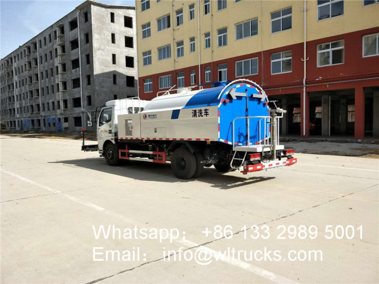 Dongfeng 6000 liter high pressure road washing truck - fuel truck ...