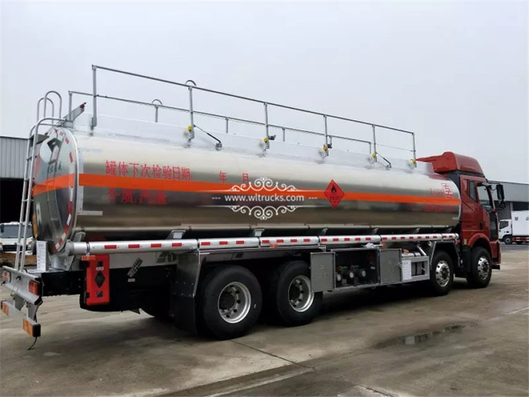 12 wheel FAW 34000l Aluminum alloy oil tank truck