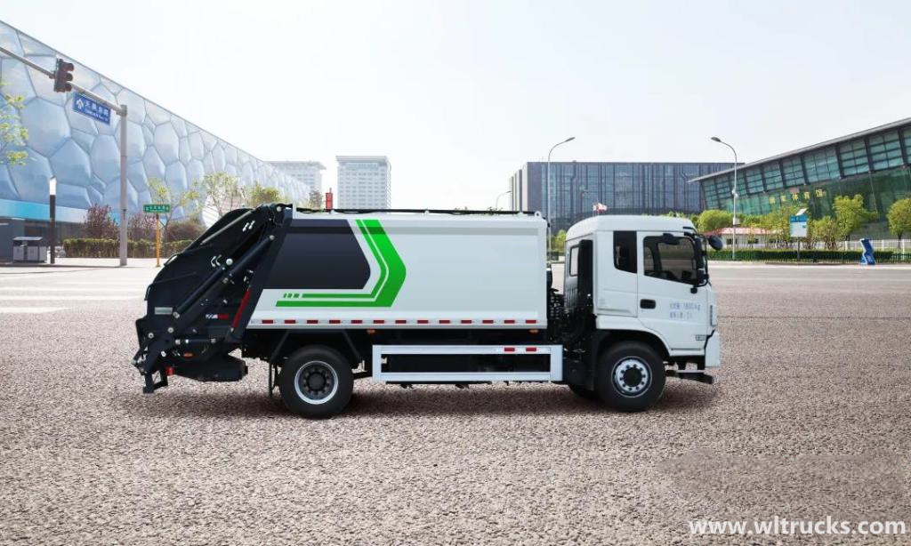 18 ton garbage compactor truck doubles garbage disposal efficiency