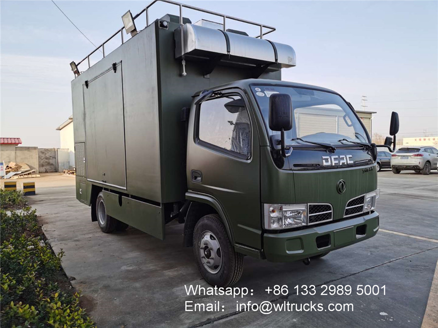 Dongfeng 4 meter custom food trucks