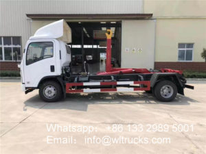 ISUZU ELF 6 ton to 8 ton Hook arm garbage truck - fuel truck,sewage ...