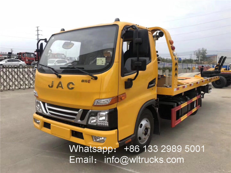 JAC 5 tonne flatbed tow truck - fuel truck,sewage suction truck,garbage ...