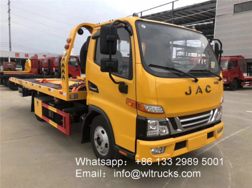 JAC 5 tonne flatbed tow truck - fuel truck,sewage suction truck,garbage ...