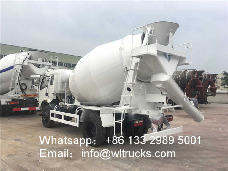 Shacman 6 cubic meters concrete mixer truck - fuel truck,sewage suction