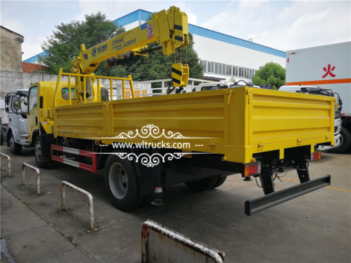 5 ton truck mounted crane with drilling machine Shipping to Mongolia