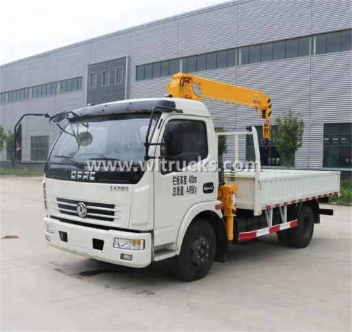 DFAC 5 ton Cargo Lorry truck crane