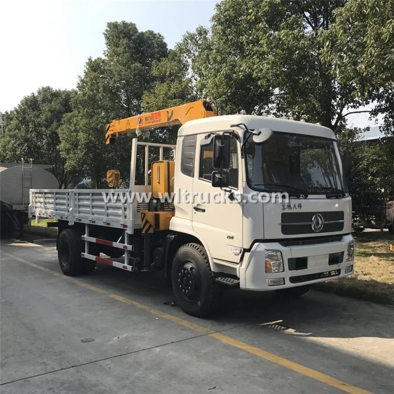 Dongfeng Kinrun 8 Ton Telescoping Boom Truck Mounted Crane