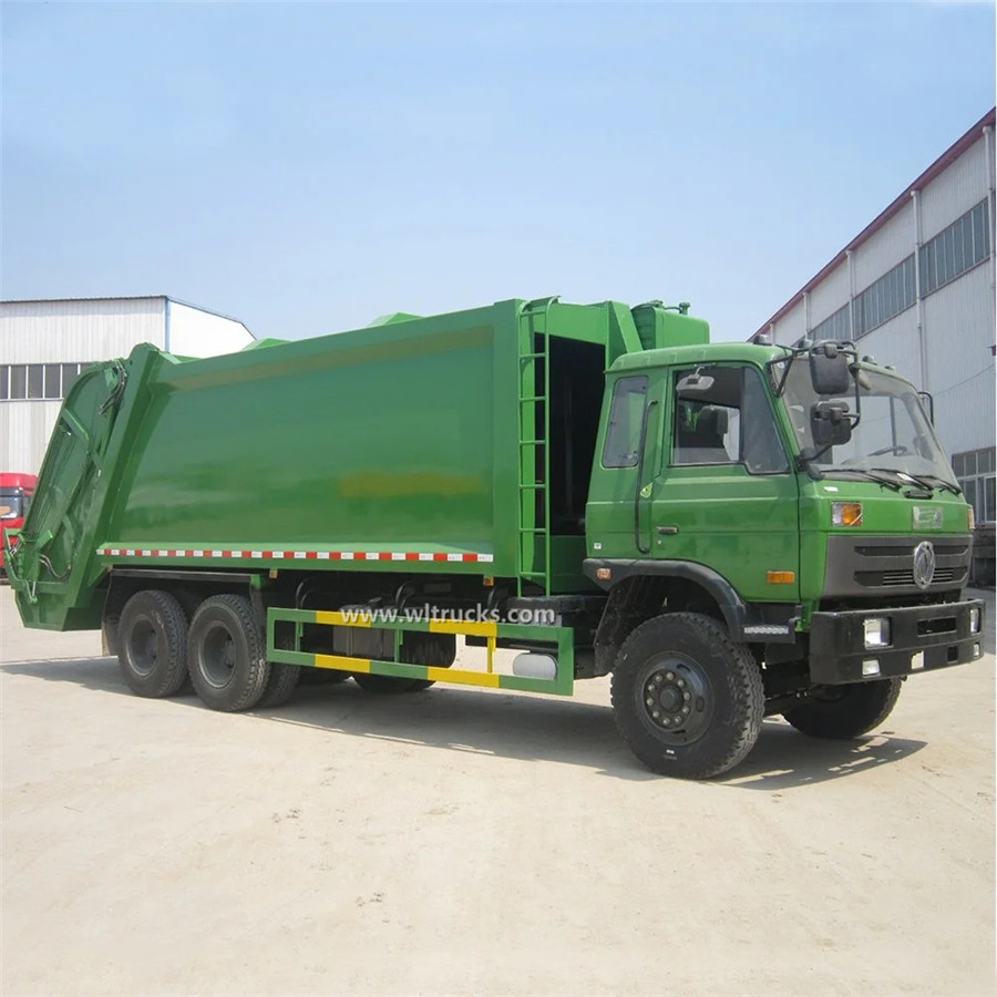 10 tire DFAC 16cbm rubbish compactor truck