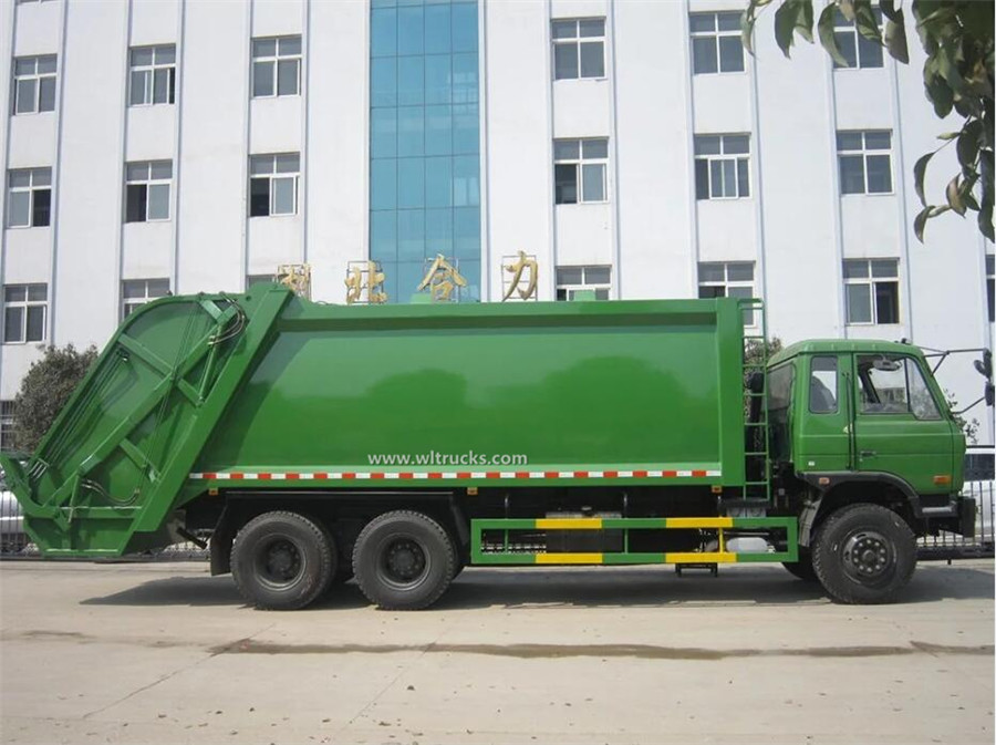 10 tyre DFAC 16m3 garbage compactor truck