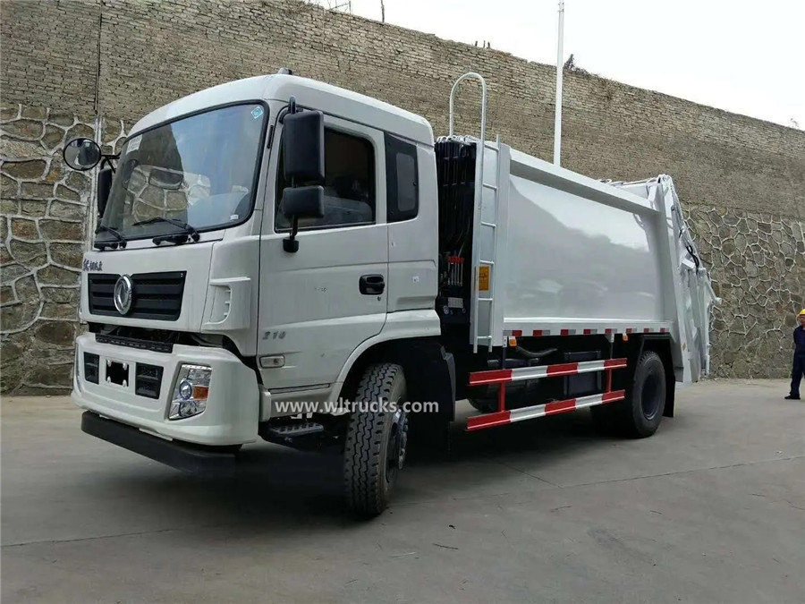 DFAC kinrun 12 ton rear load garbage truck