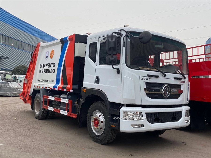 Dongfeng D9 12m3 compressor garbage truck 