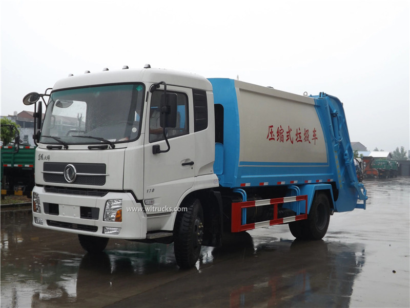 Dongfeng Kinrun 10 ton compact garbage truck