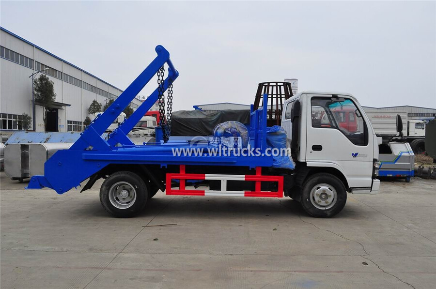 ISUZU 5m3 swing arm waste truck