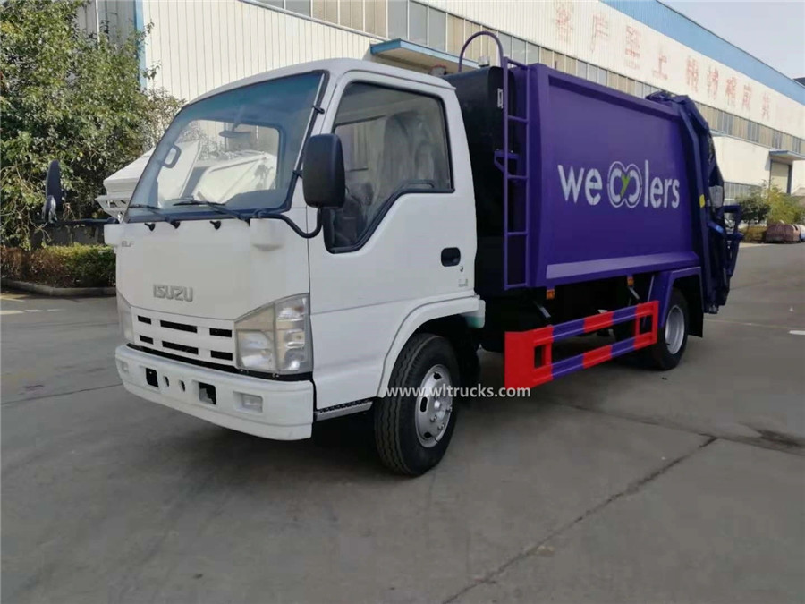 ISUZU NHR 5 cubic meter compactor garbage truck