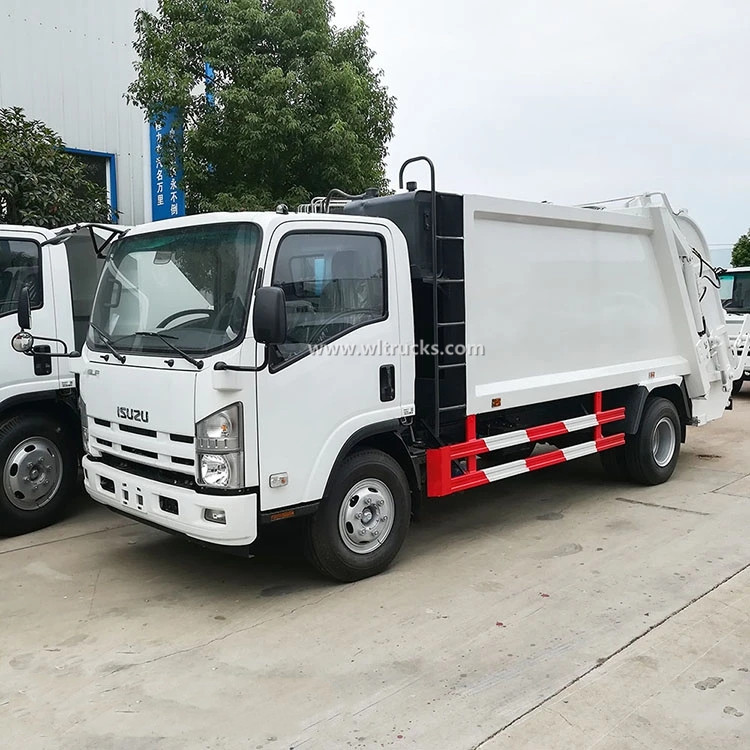 ISUZU NPR 10-12cbm garbage truck compactor