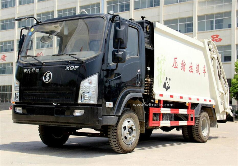 Shacman 5cbm compactor garbage truck