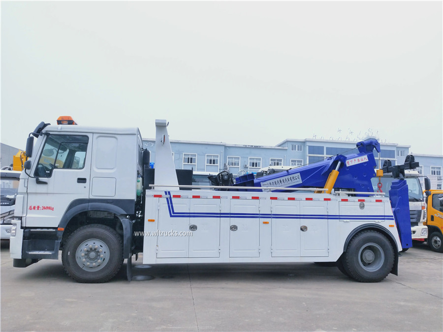 HOWO 16 ton heavy wrecker trucks