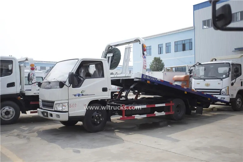 JMC shunda 3 ton flatbed wrecker truck