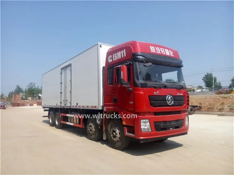 12 tire Shacman 9.4 meters refrigerated freeze truck