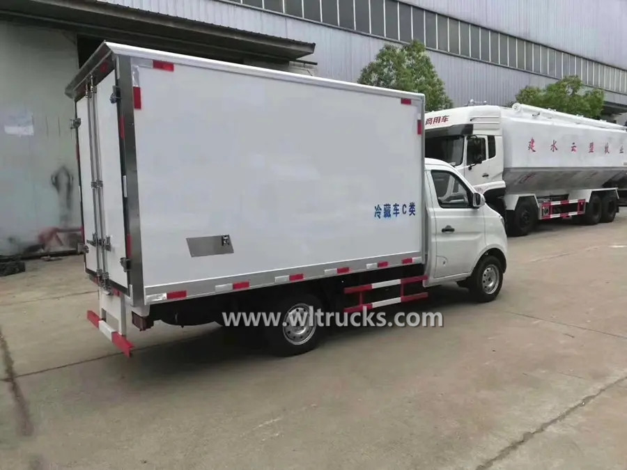 6 wheeler Changan gasoline 10ft freezer truck