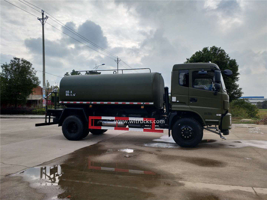 Dongfeng Kinrun 4000 gallon Desert Offroad water bowser truck