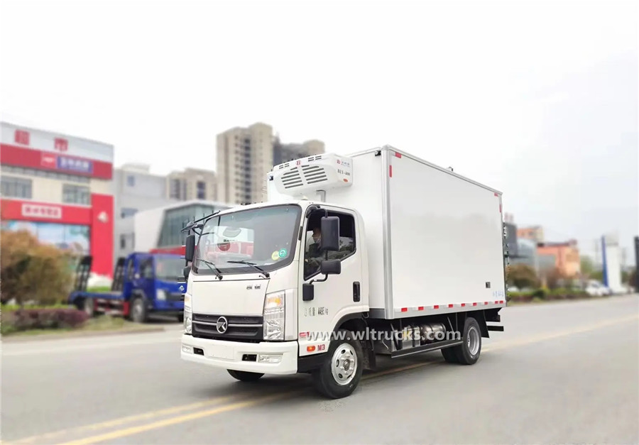 KAMA 4 ton refrigeration trucks for vegetables