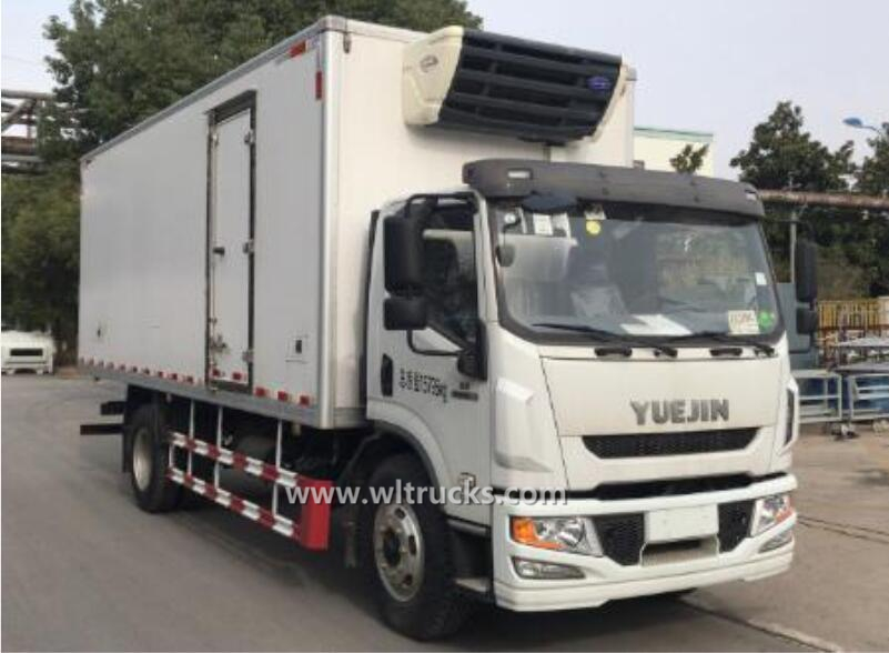 Yuejin 12 ton refrigerated medium truck